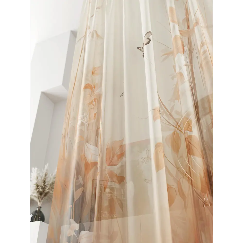 Фото 5 Тюль на ленте At Home Ливартис AT588168 150x250 см вуаль цвет коричневый Фото 5 Тюль на ленте At Home Ливартис AT588168 150x250 см вуаль цвет коричневый