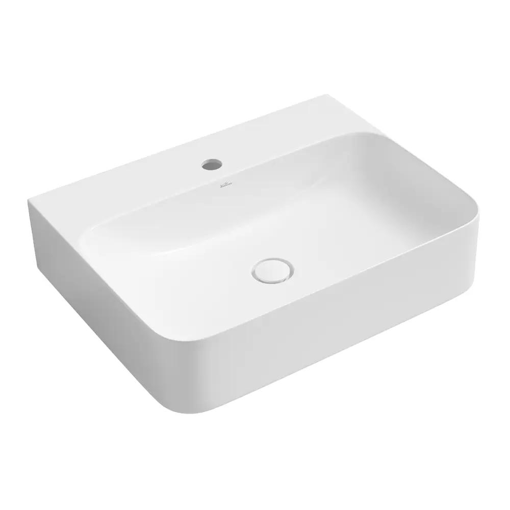 Фото 7 Раковина накладная Wellsee Clermont 20220295R 60см 6 в 1: д/к, сифон, смеситель, вентили, зеркало