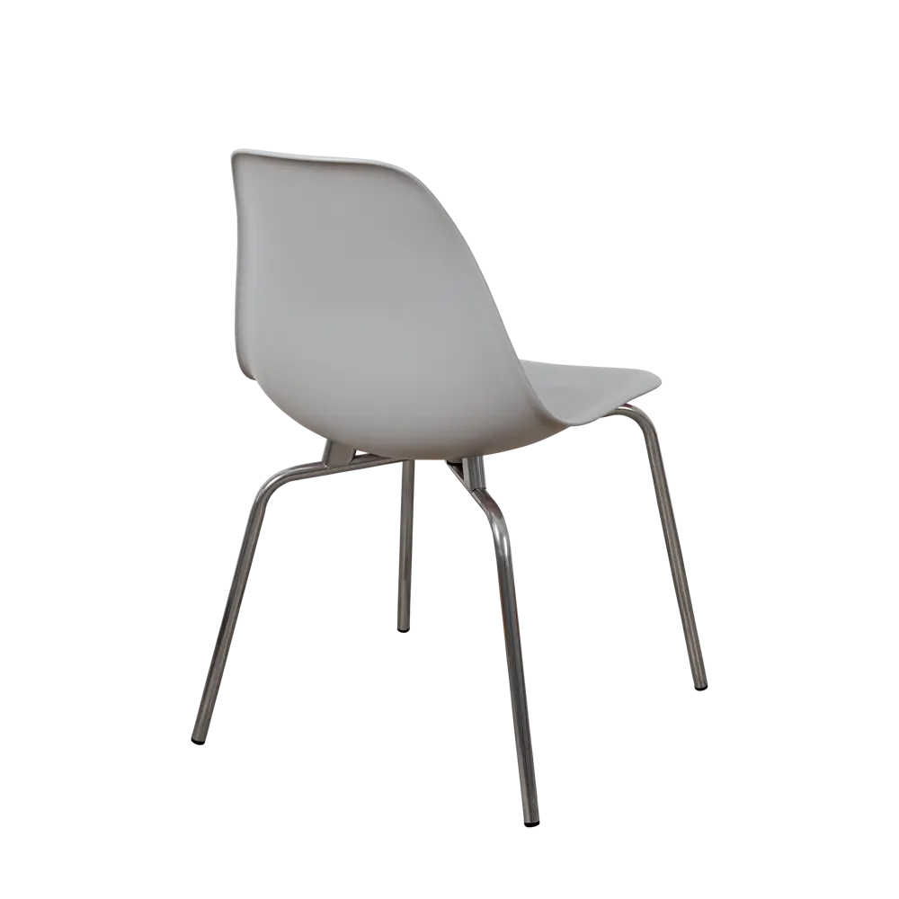 Фото 5 Стул кухонный Derstuhl Elegant chrom комплект 2 шт 45x82x46 см полипропилен цвет светло-серый Фото 5 Стул кухонный Derstuhl Elegant chrom комплект 2 шт 45x82x46 см полипропилен цвет светло-серый