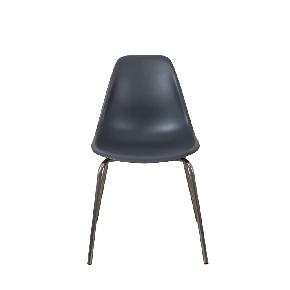 Фото 3 Стул кухонный Derstuhl Elegant chrom комплект 2 шт 45x82x46 см полипропилен цвет темно-серый Фото 3 Стул кухонный Derstuhl Elegant chrom комплект 2 шт 45x82x46 см полипропилен цвет темно-серый