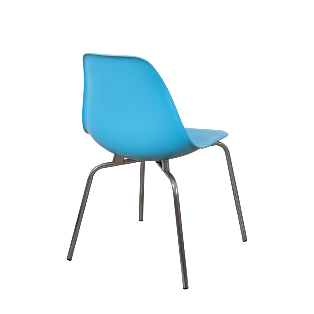 Фото 5 Стул кухонный Derstuhl Elegant chrom комплект 4 шт 45x82x46 см полипропилен цвет голубой Фото 5 Стул кухонный Derstuhl Elegant chrom комплект 4 шт 45x82x46 см полипропилен цвет голубой