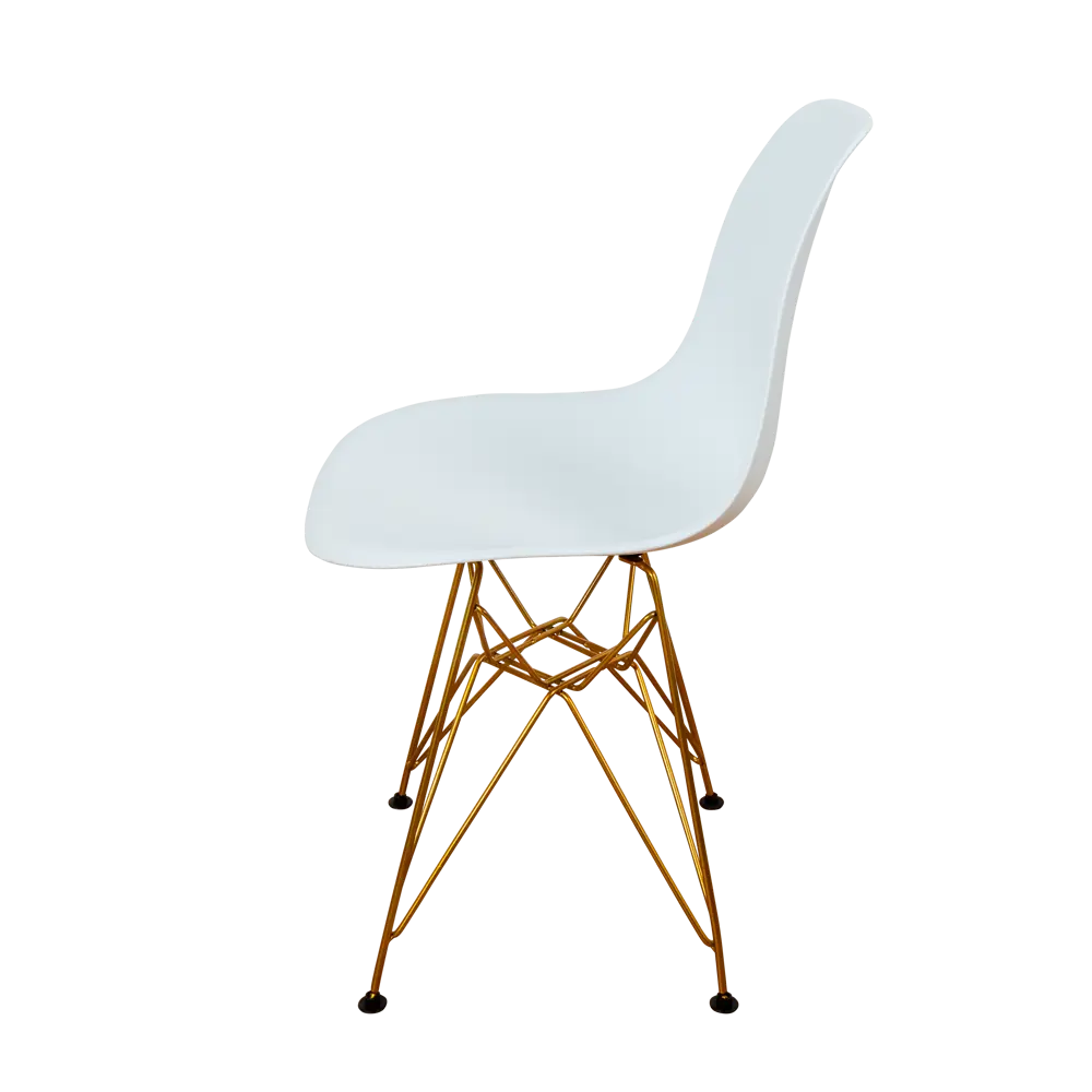 Фото 4 Комплект кухонных стульев 2 шт Derstuhl Gold 45x82x45 см полипропилен цвет белый