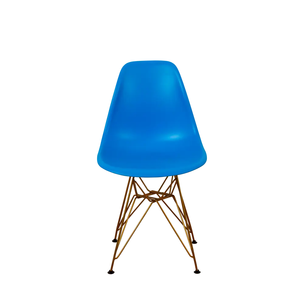 Фото 3 Стул кухонный Derstuhl Gold комплект 2 шт 45x82x46 см полипропилен цвет синий