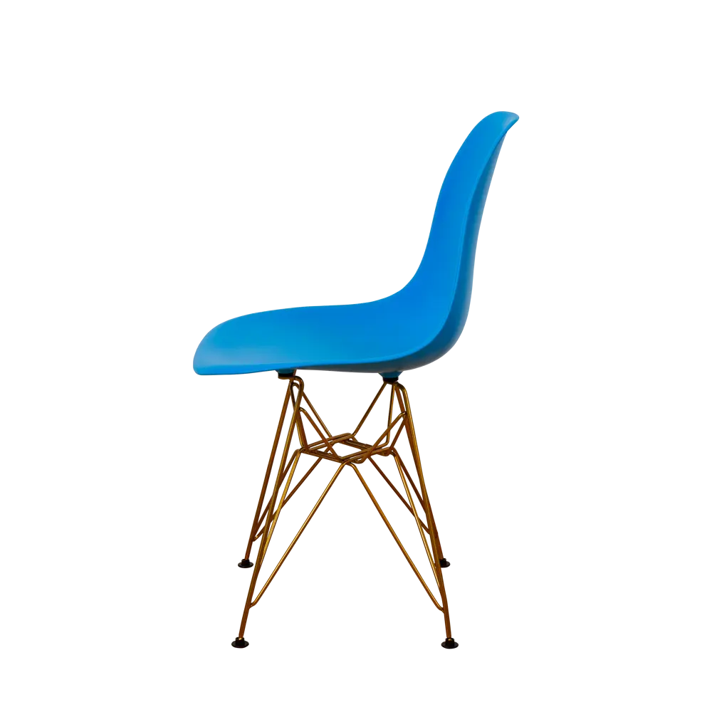 Фото 4 Стул кухонный Derstuhl Gold 45x82x46 см полипропилен цвет синий Фото 4 Стул кухонный Derstuhl Gold 45x82x46 см полипропилен цвет синий