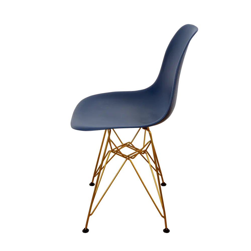 Фото 4 Комплект кухонных стульев 2 шт Derstuhl Gold 45x82x45 см полипропилен цвет темно-синий