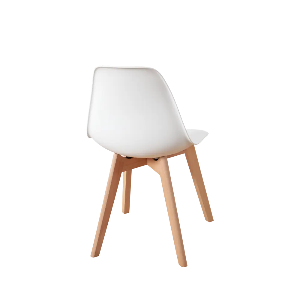 Фото 5 Комплект кухонных стульев 2 шт Derstuhl Grand wood 45x81x45 см полипропилен цвет белый Фото 5 Комплект кухонных стульев 2 шт Derstuhl Grand wood 45x81x45 см полипропилен цвет белый