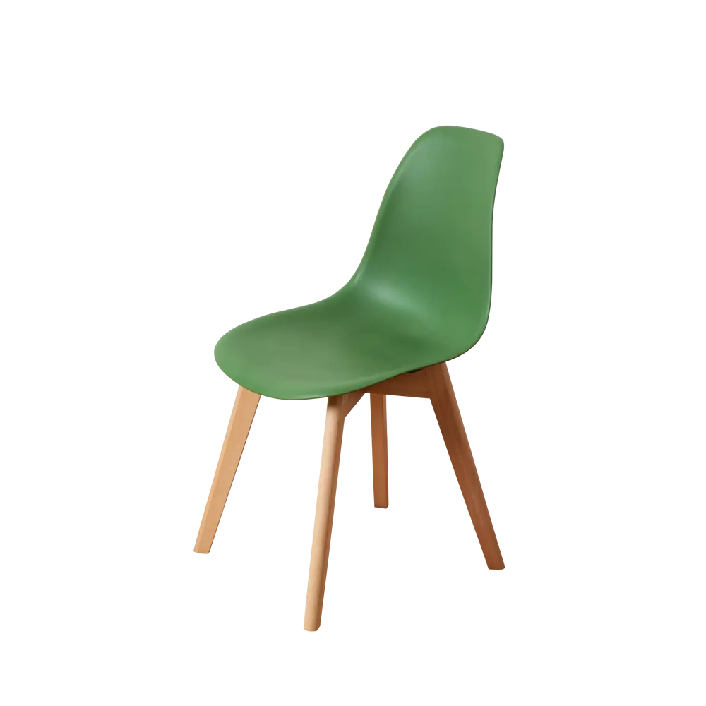 Фото Кухонный стул Derstuhl Grand wood 45x81x45 см полипропилен цвет темно-зеленый Фото Кухонный стул Derstuhl Grand wood 45x81x45 см полипропилен цвет темно-зеленый