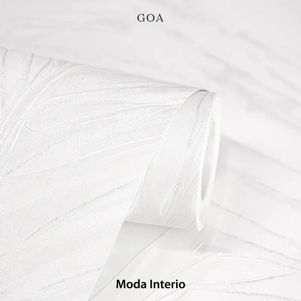Фото 2 Обои флизелиновые Moda interio 1.06 м цвет 41590-11 листья белые 41590-11 Фото 2 Обои флизелиновые Moda interio 1.06 м цвет 41590-11 листья белые 41590-11