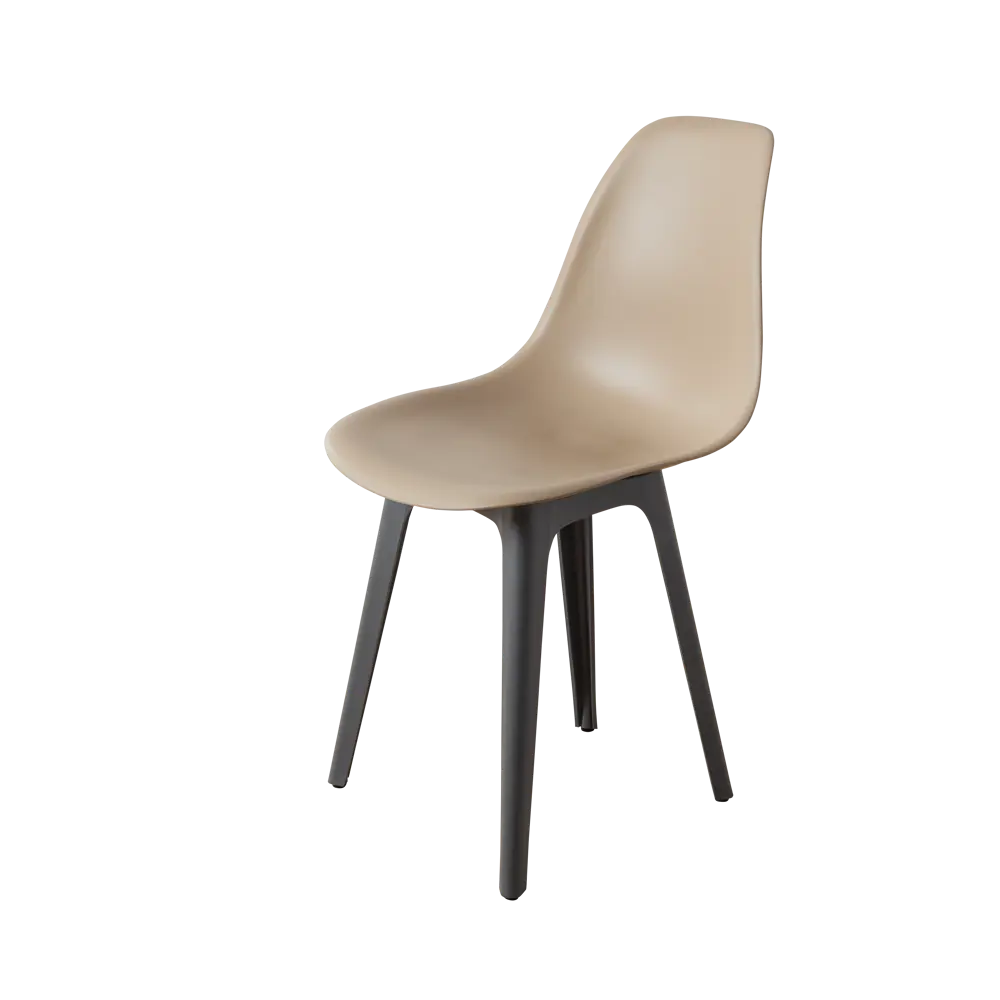 Фото 2 Стул Derstuhl Plast dark grey DSL044.313.4 45x82x46 см полипропилен цвет темно-бежевый Фото 2 Стул Derstuhl Plast dark grey DSL044.313.4 45x82x46 см полипропилен цвет темно-бежевый