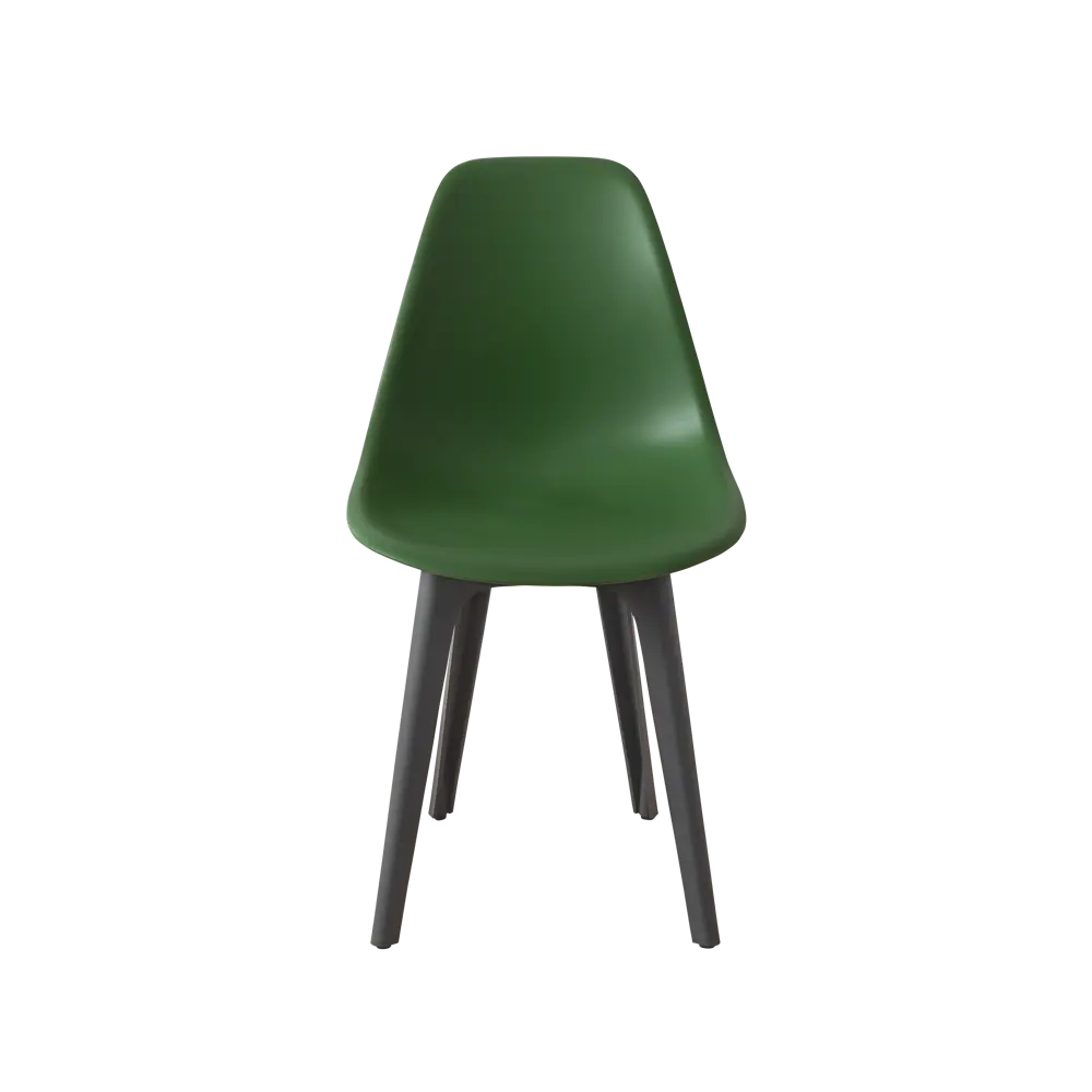 Фото 3 Стул Derstuhl Plast dark grey DSL044.316.4 45x82x46 см полипропилен цвет темно-зеленый Фото 3 Стул Derstuhl Plast dark grey DSL044.316.4 45x82x46 см полипропилен цвет темно-зеленый