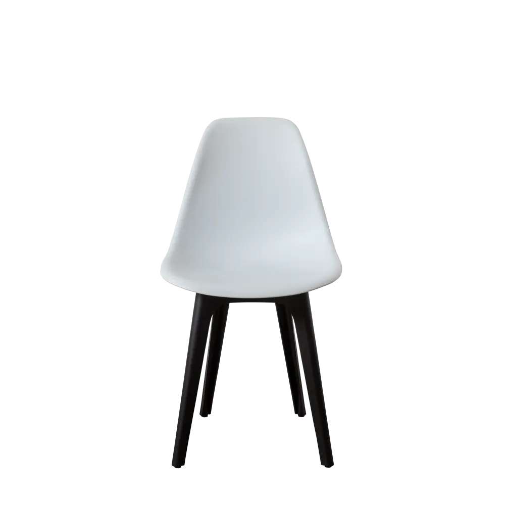 Фото 3 Комплект кухонных стульев 4 шт Derstuhl Plast 45x82x45 см полипропилен цвет белый Фото 3 Комплект кухонных стульев 4 шт Derstuhl Plast 45x82x45 см полипропилен цвет белый
