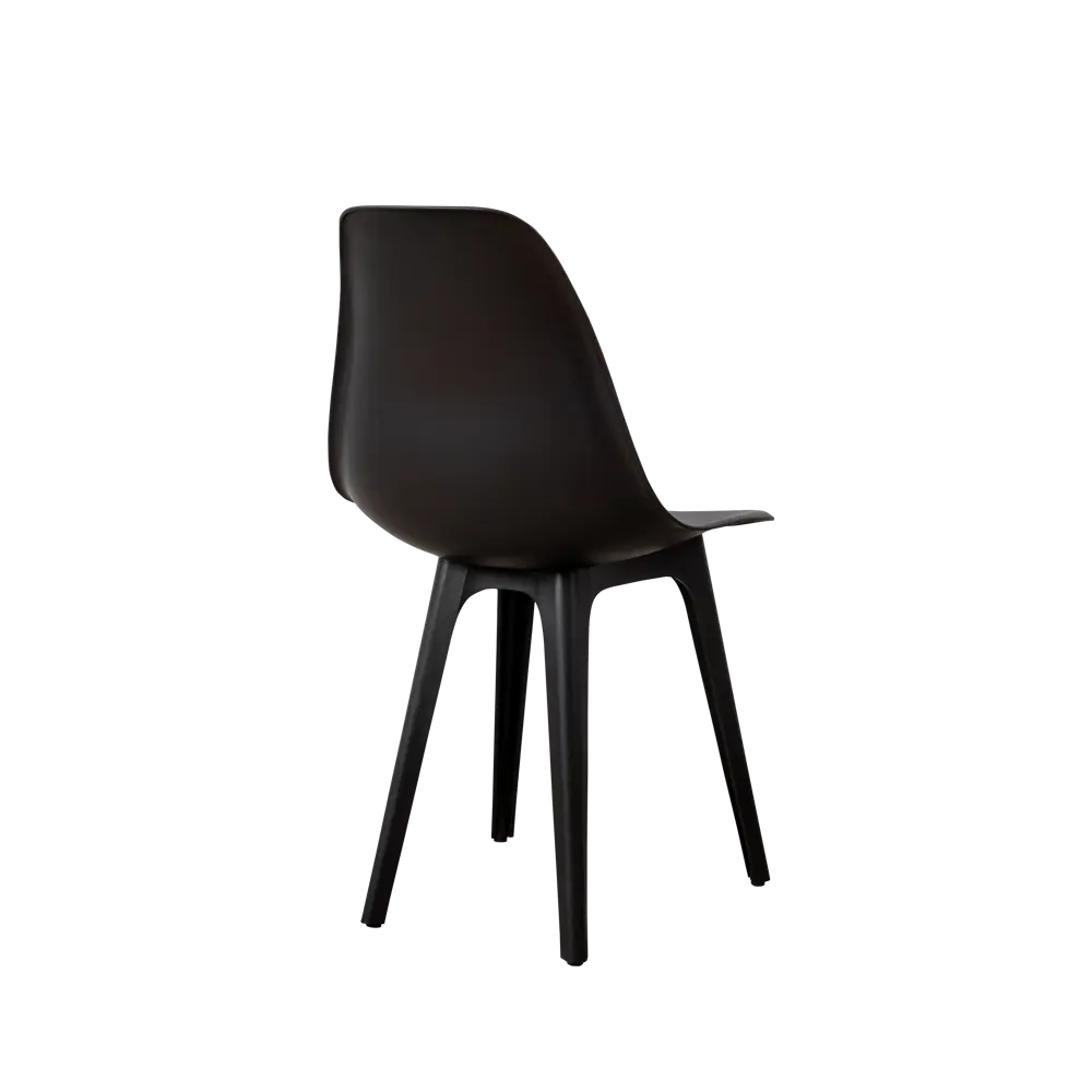Фото 7 Комплект кухонных стульев 4 шт Derstuhl Plast 45x82x45 см полипропилен цвет черный Фото 7 Комплект кухонных стульев 4 шт Derstuhl Plast 45x82x45 см полипропилен цвет черный