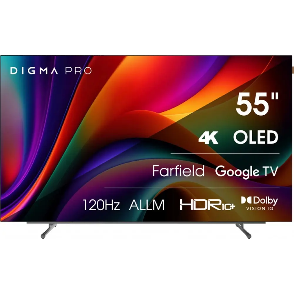 Фото 2 Телевизор Digma Pro OLED 55M QLED 4K Ultra HD 55" 140 см цвет черный Фото 2 Телевизор Digma Pro OLED 55M QLED 4K Ultra HD 55" 140 см цвет черный