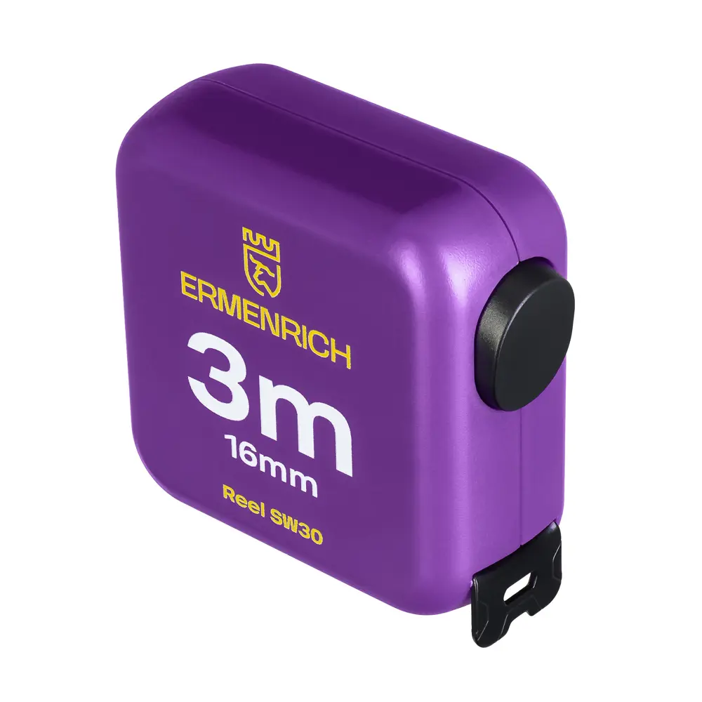 Фото 2 Рулетка Ermenrich SW30 магнитная с автоблокировкой 3 м x 16 мм Фото 2 Рулетка Ermenrich SW30 магнитная с автоблокировкой 3 м x 16 мм