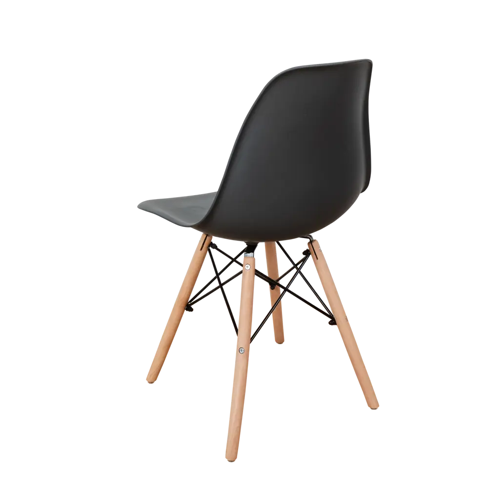 Фото 5 Комплект кухонных стульев 2 шт Derstuhl Wood 45x82x45 см полипропилен цвет темно-серый Фото 5 Комплект кухонных стульев 2 шт Derstuhl Wood 45x82x45 см полипропилен цвет темно-серый
