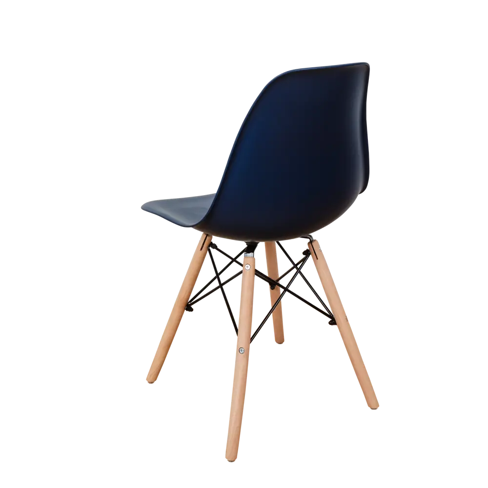 Фото 5 Комплект кухонных стульев 2 шт Derstuhl Wood 45x82x45 см полипропилен цвет темно-синий Фото 5 Комплект кухонных стульев 2 шт Derstuhl Wood 45x82x45 см полипропилен цвет темно-синий