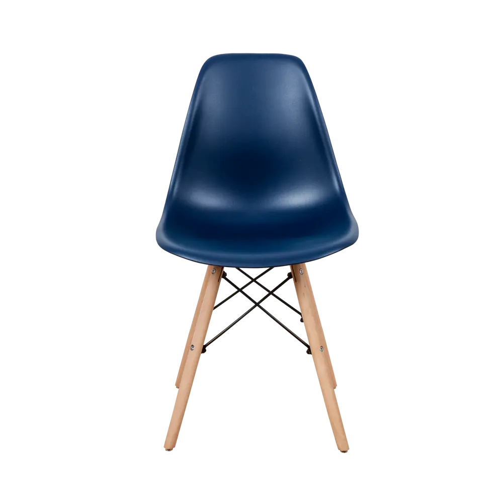 Фото 3 Комплект кухонных стульев 4 шт Derstuhl Wood 45x82x45 см полипропилен цвет темно-синий Фото 3 Комплект кухонных стульев 4 шт Derstuhl Wood 45x82x45 см полипропилен цвет темно-синий