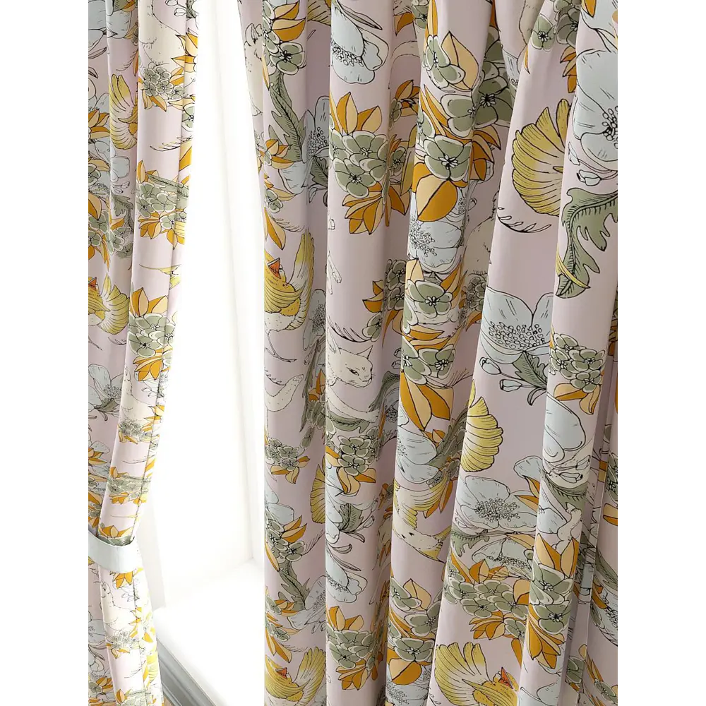 Фото Комплект штор At home Базовая коллекция AT947044 на шторной ленте 280x150 см цвет желтый Фото Комплект штор At home Базовая коллекция AT947044 на шторной ленте 280x150 см цвет желтый