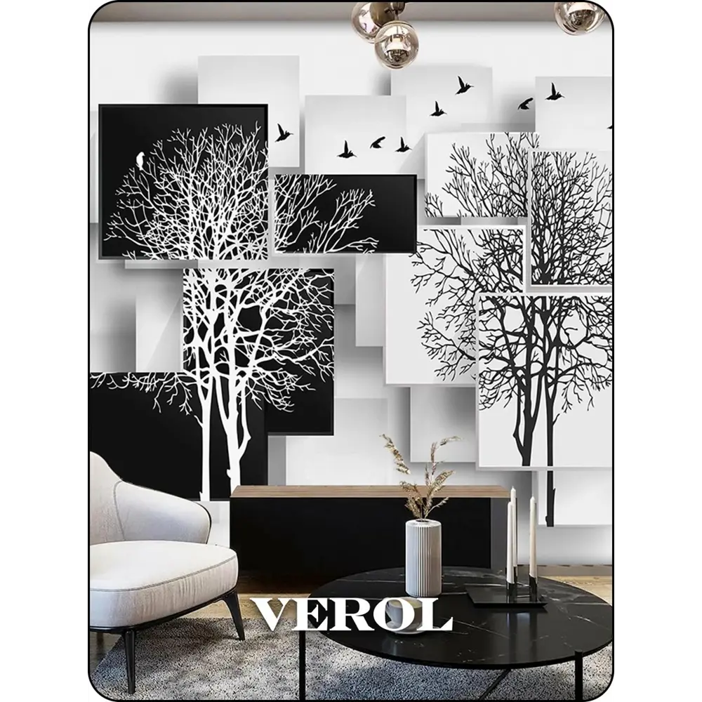 Фото 3 Фотообои флизелиновые 3D Verol 300x283 см Абстракция Фото 3 Фотообои флизелиновые 3D Verol 300x283 см Абстракция
