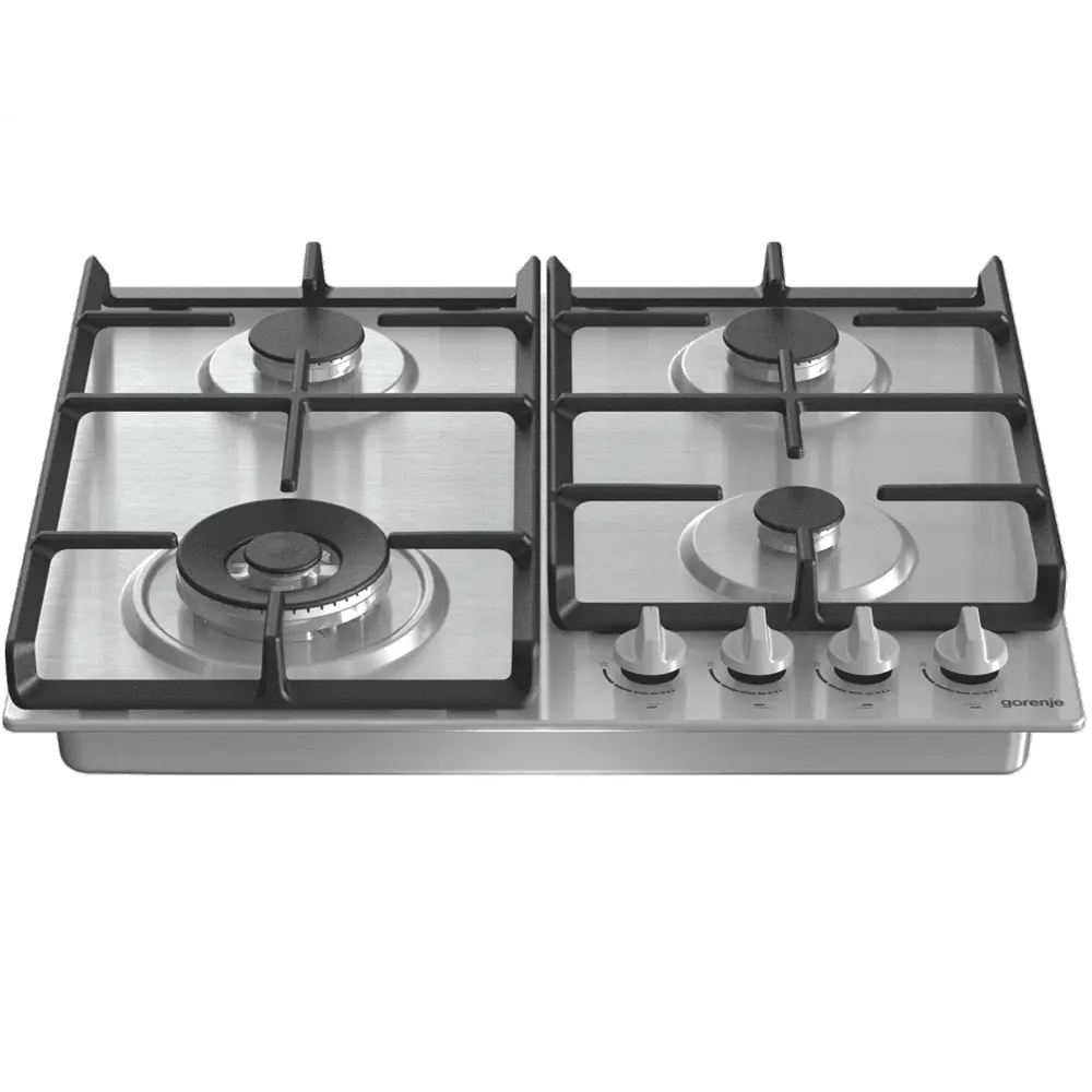 Фото 3 Газовая варочная панель Gorenje 737658 60 см 4 конфорки цвет серый / серебристый Фото 3 Газовая варочная панель Gorenje 737658 60 см 4 конфорки цвет серый / серебристый