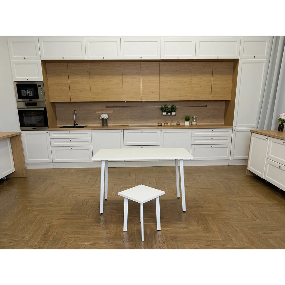Фото Стол прямоугольный Diko loft DL-868070 90x55 см лдсп цвет белый Фото Стол прямоугольный Diko loft DL-868070 90x55 см лдсп цвет белый