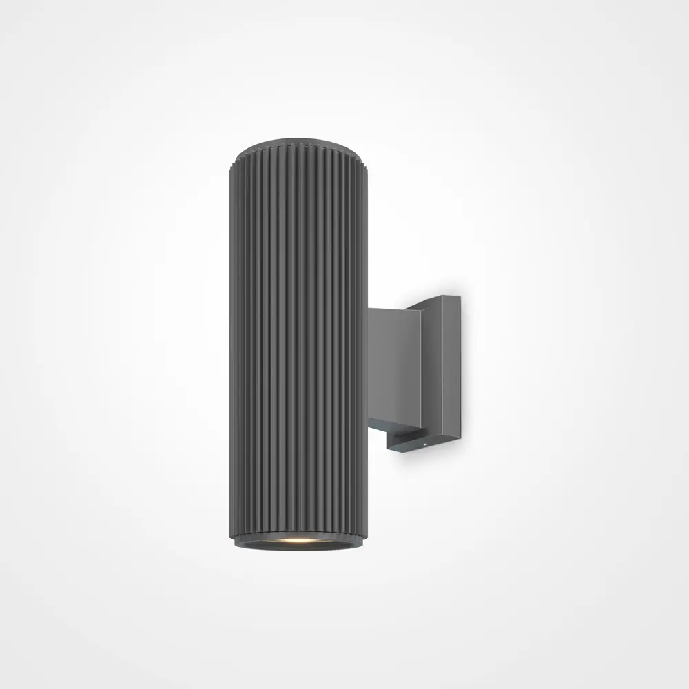 Фото 6 Светильник настенный уличный MAYTONI Outdoor O419WL-02GR 60 Вт IP54 цвет серый серебристый Фото 6 Светильник настенный уличный MAYTONI Outdoor O419WL-02GR 60 Вт IP54 цвет серый серебристый