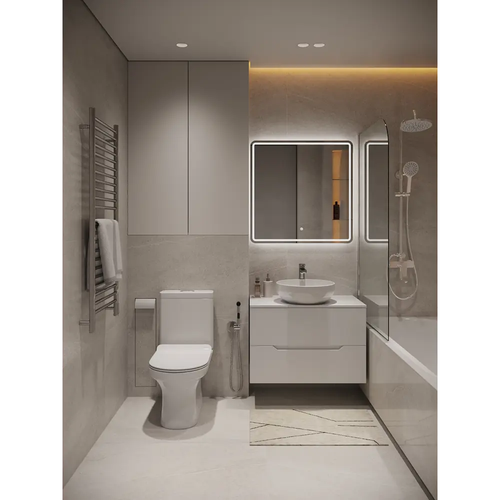 Фото 9 Унитаз-компакт Topline Top040 горизонтальный двойной слив Фото 9 Унитаз-компакт Topline Top040 горизонтальный двойной слив