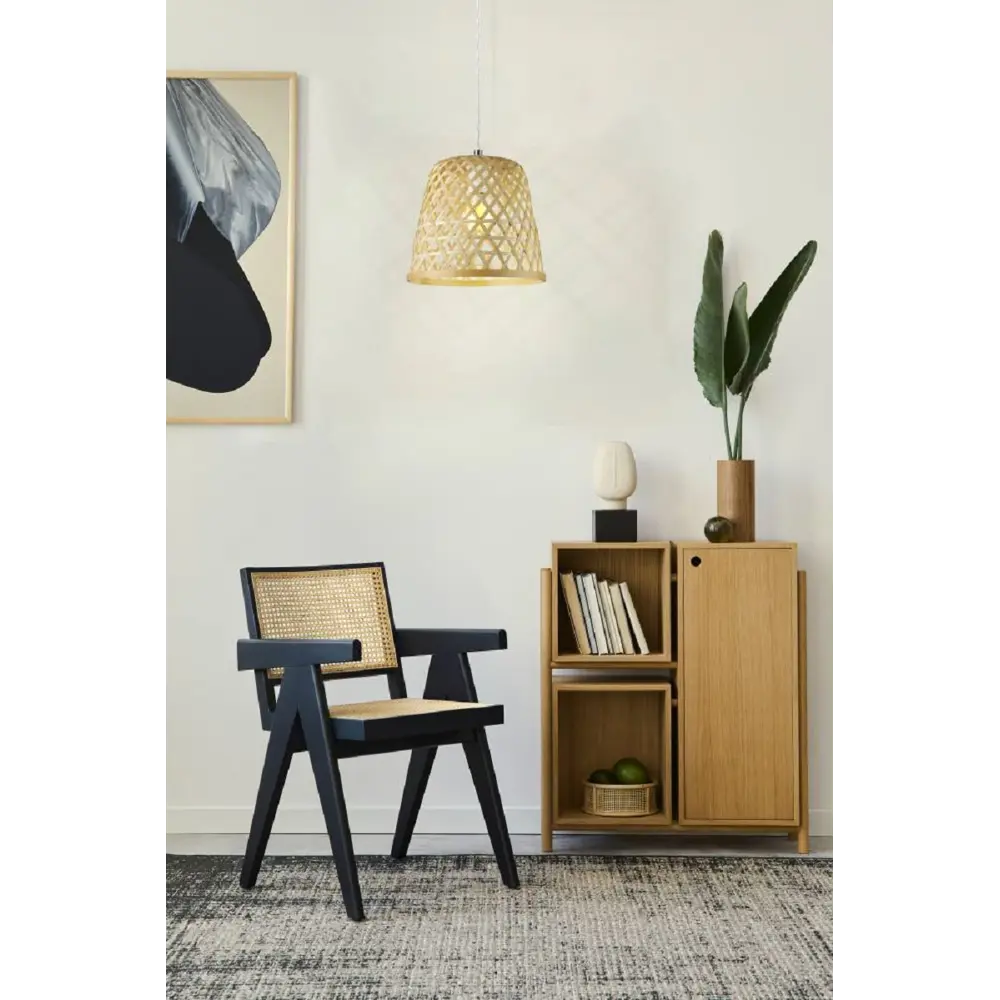 Фото 2 Светильник подвесной Eglo Kirkcolm Eg_43113 1 лампа 3 м² цвет натуральный/никель Фото 2 Светильник подвесной Eglo Kirkcolm Eg_43113 1 лампа 3 м² цвет натуральный/никель