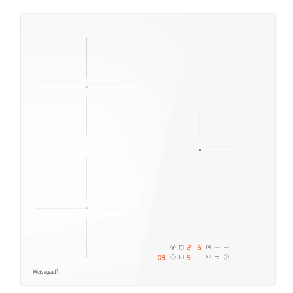 Фото Индукционная варочная панель Weissgauff HI 430 WM 45 см 3 конфорки цвет белый Фото Индукционная варочная панель Weissgauff HI 430 WM 45 см 3 конфорки цвет белый