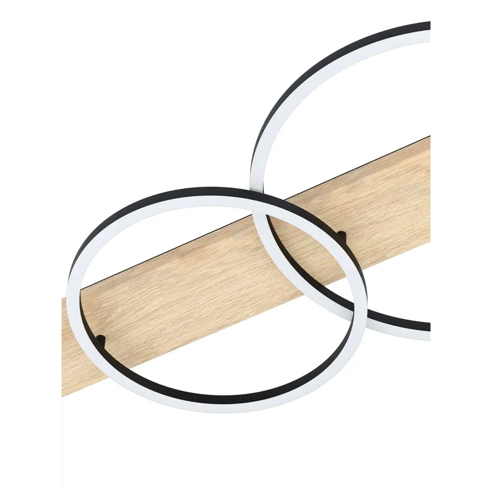 Фото 2 Люстра потолочная светодиодная Eglo Boyal Eg_99467 11 м² теплый белый (желтый) свет цвет белый/коричневый/черный Фото 2 Люстра потолочная светодиодная Eglo Boyal Eg_99467 11 м² теплый белый (желтый) свет цвет белый/коричневый/черный