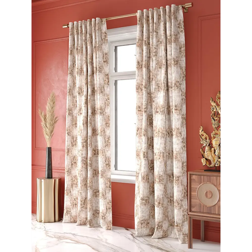 Фото 5 Комплект штор на шторной ленте At Home Миронвер 150x250 см цвет бежевый/белый/светло-бежевый Фото 5 Комплект штор на шторной ленте At Home Миронвер 150x250 см цвет бежевый/белый/светло-бежевый