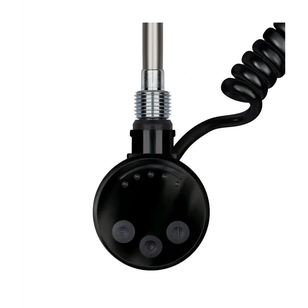 Фото Полотенцесушитель электрический Secado Триада 1 плюс 500x1000 мм 300 Вт с терморегулятором лесенка цвет черный R