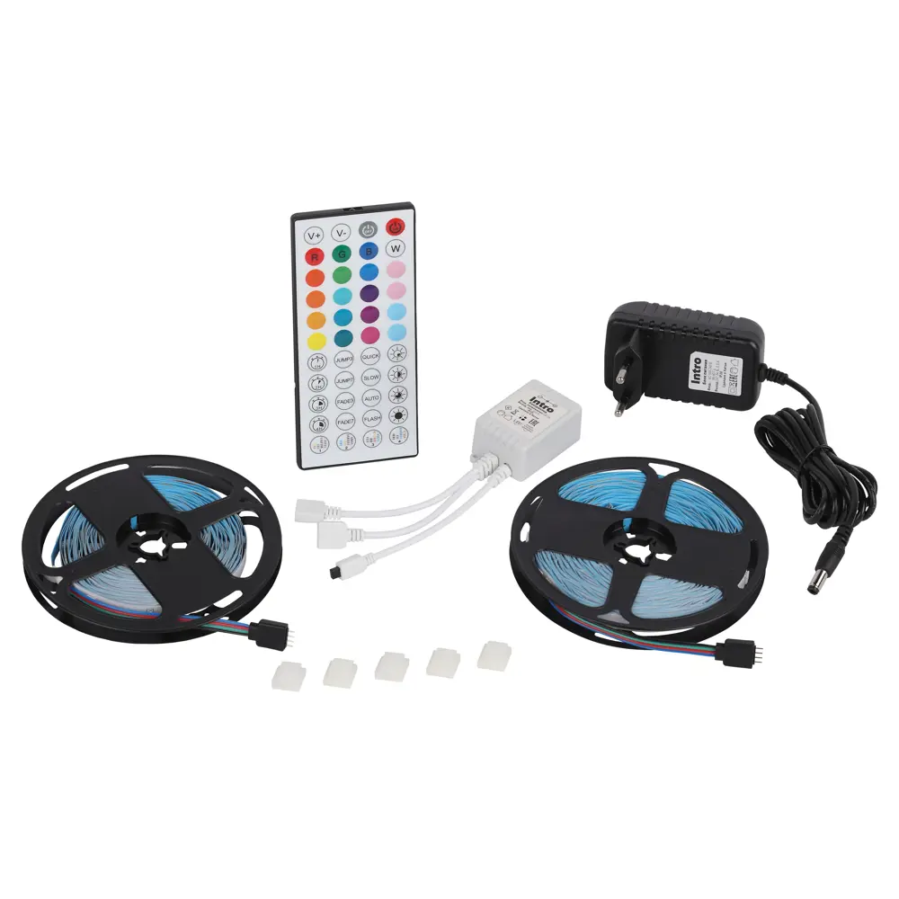 Фото Комплект умной светодиодной ленты Intro 5050Kit -16-24V-IP20-RGB-25m Фото Комплект умной светодиодной ленты Intro 5050Kit -16-24V-IP20-RGB-25m