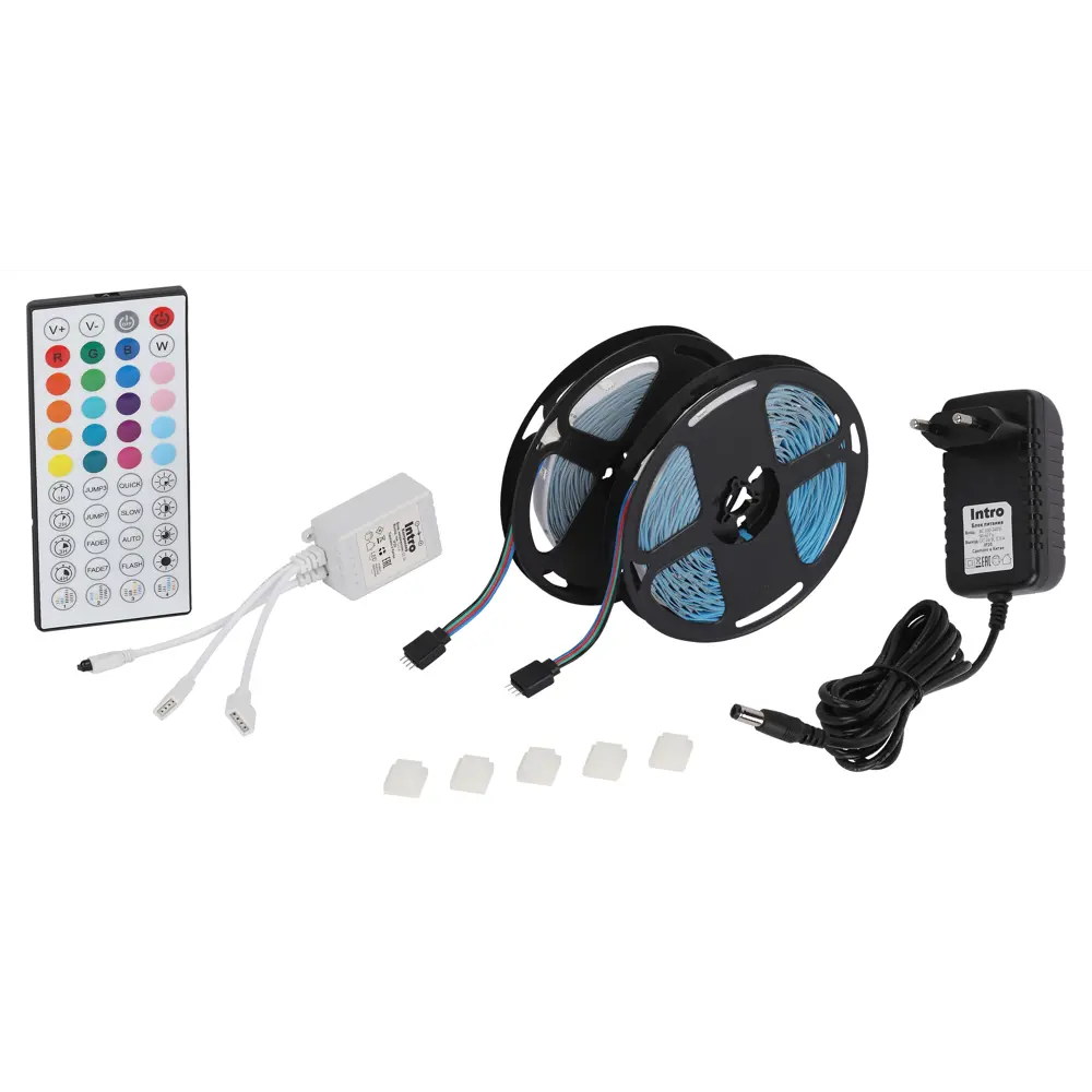 Фото 2 Комплект умной светодиодной ленты Intro 5050Kit -16-24V-IP20-RGB-25m Фото 2 Комплект умной светодиодной ленты Intro 5050Kit -16-24V-IP20-RGB-25m