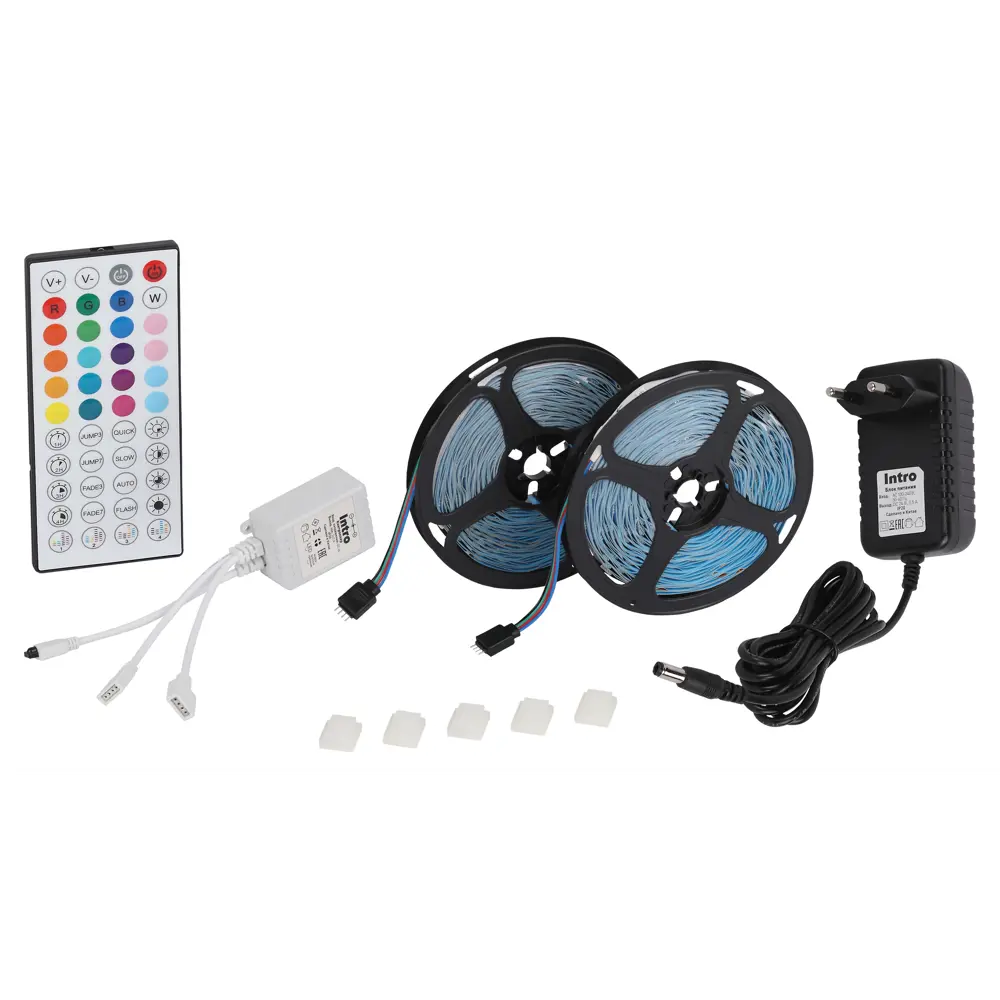 Фото 3 Комплект умной светодиодной ленты Intro 5050Kit -16-24V-IP20-RGB-30m Фото 3 Комплект умной светодиодной ленты Intro 5050Kit -16-24V-IP20-RGB-30m