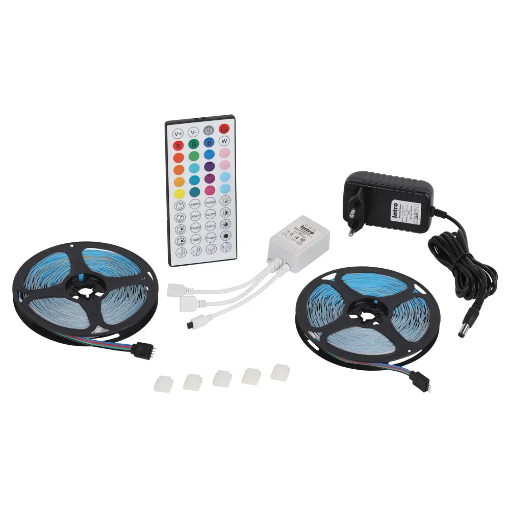 Фото 2 Комплект умной светодиодной ленты Intro 5050Kit -16-24V-IP20-RGB-30m Фото 2 Комплект умной светодиодной ленты Intro 5050Kit -16-24V-IP20-RGB-30m