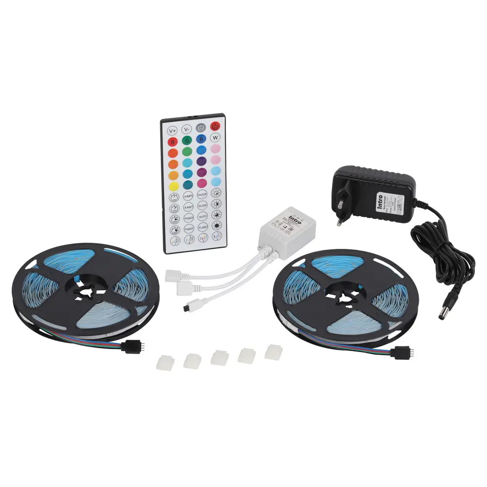 Фото Комплект умной светодиодной ленты Intro 5050Kit -16-24V-IP20-RGB-40m Фото Комплект умной светодиодной ленты Intro 5050Kit -16-24V-IP20-RGB-40m