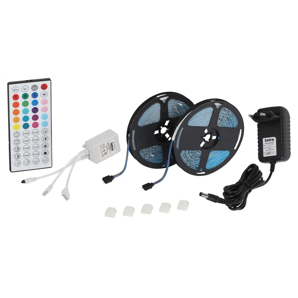 Фото 3 Комплект умной светодиодной ленты Intro 5050Kit -16-24V-IP20-RGB-40m Фото 3 Комплект умной светодиодной ленты Intro 5050Kit -16-24V-IP20-RGB-40m