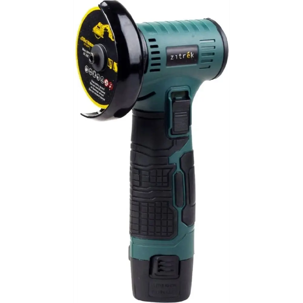 Фото УШМ аккумуляторная бесщеточная Zitrek AG 12 Pro, 12 В Li-Ion 2x2.50 Ач, 75 мм Фото УШМ аккумуляторная бесщеточная Zitrek AG 12 Pro, 12 В Li-Ion 2x2.50 Ач, 75 мм