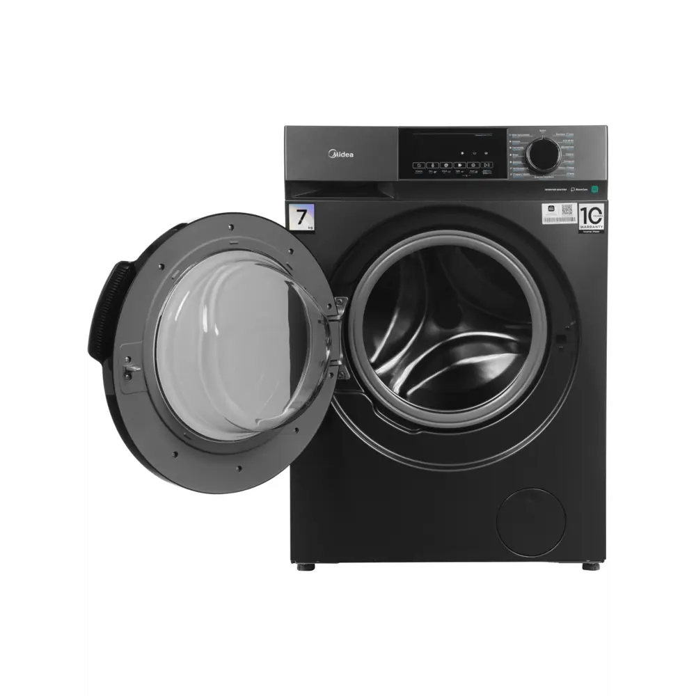Фото 3 Стиральная машина Midea Mfc3712bsw40/s 59.5x85x0 см 7 кг цвет серебристо-черный Фото 3 Стиральная машина Midea Mfc3712bsw40/s 59.5x85x0 см 7 кг цвет серебристо-черный