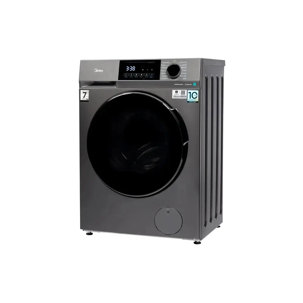 Фото 10 Стиральная машина Midea Mfc3712bsw40/s 59.5x85x0 см 7 кг цвет серебристо-черный Фото 10 Стиральная машина Midea Mfc3712bsw40/s 59.5x85x0 см 7 кг цвет серебристо-черный