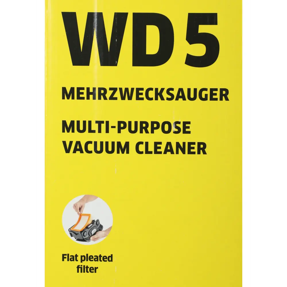 Фото Пылесос строительный Karcher WD 5 S V-25/5/22, 1100 Вт, 25 л Фото Пылесос строительный Karcher WD 5 S V-25/5/22, 1100 Вт, 25 л