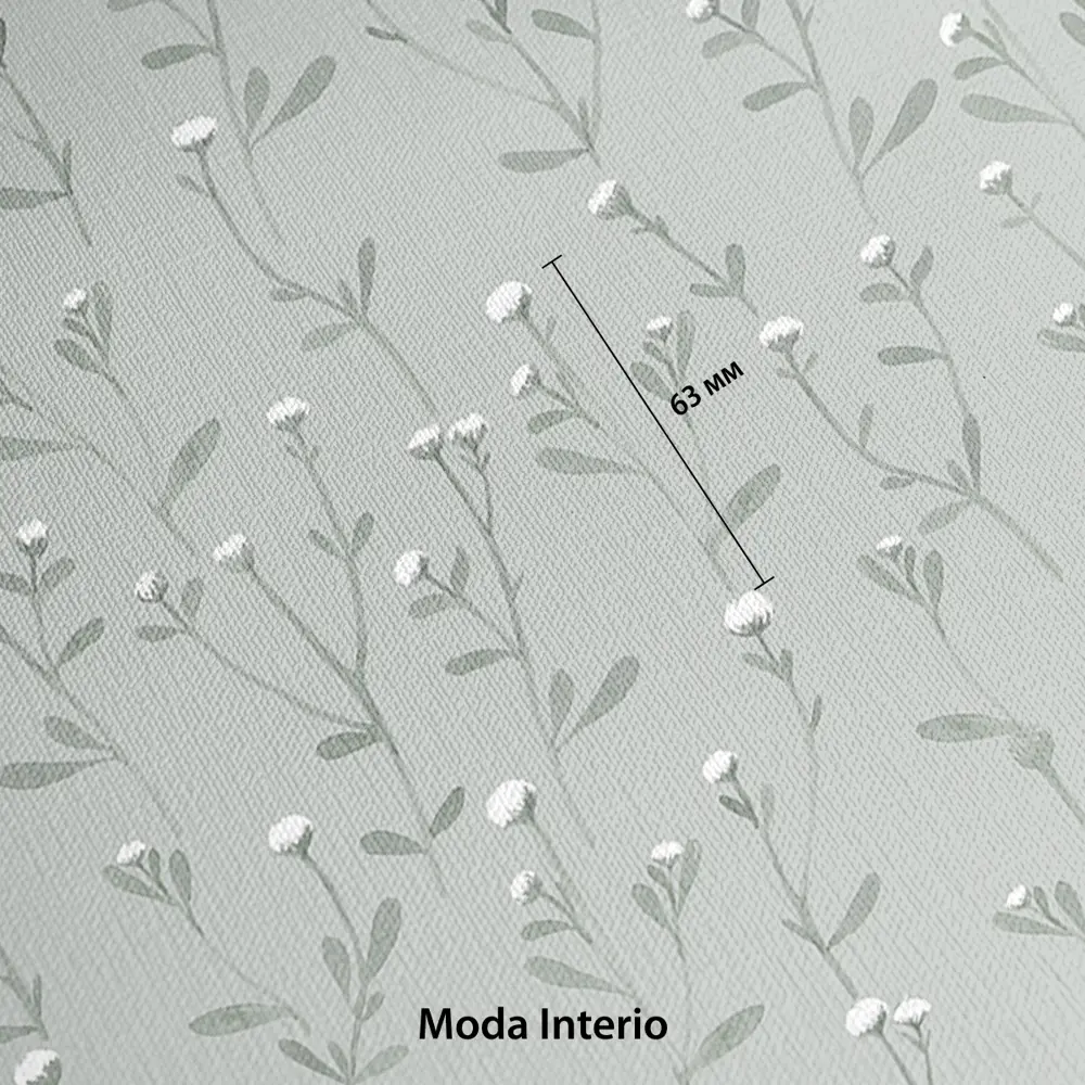 Фото 5 Обои флизелиновые Moda interio 1.06 м цвет 32688-56 веточки на зеленом 32688-56 Фото 5 Обои флизелиновые Moda interio 1.06 м цвет 32688-56 веточки на зеленом 32688-56