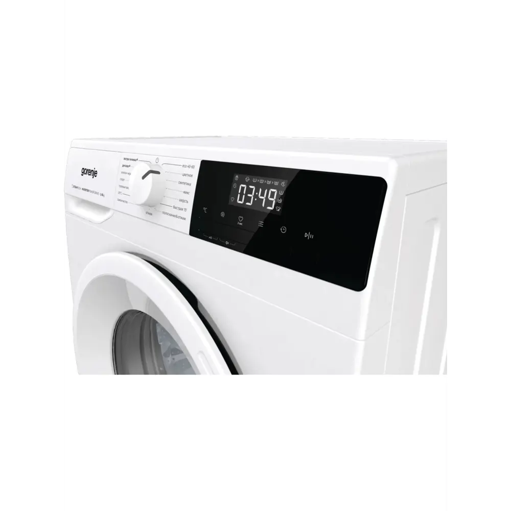 Фото 4 Стиральная машина Gorenje Wnhpi84as/r 59.5x85x0 см 8 кг цвет белый Фото 4 Стиральная машина Gorenje Wnhpi84as/r 59.5x85x0 см 8 кг цвет белый