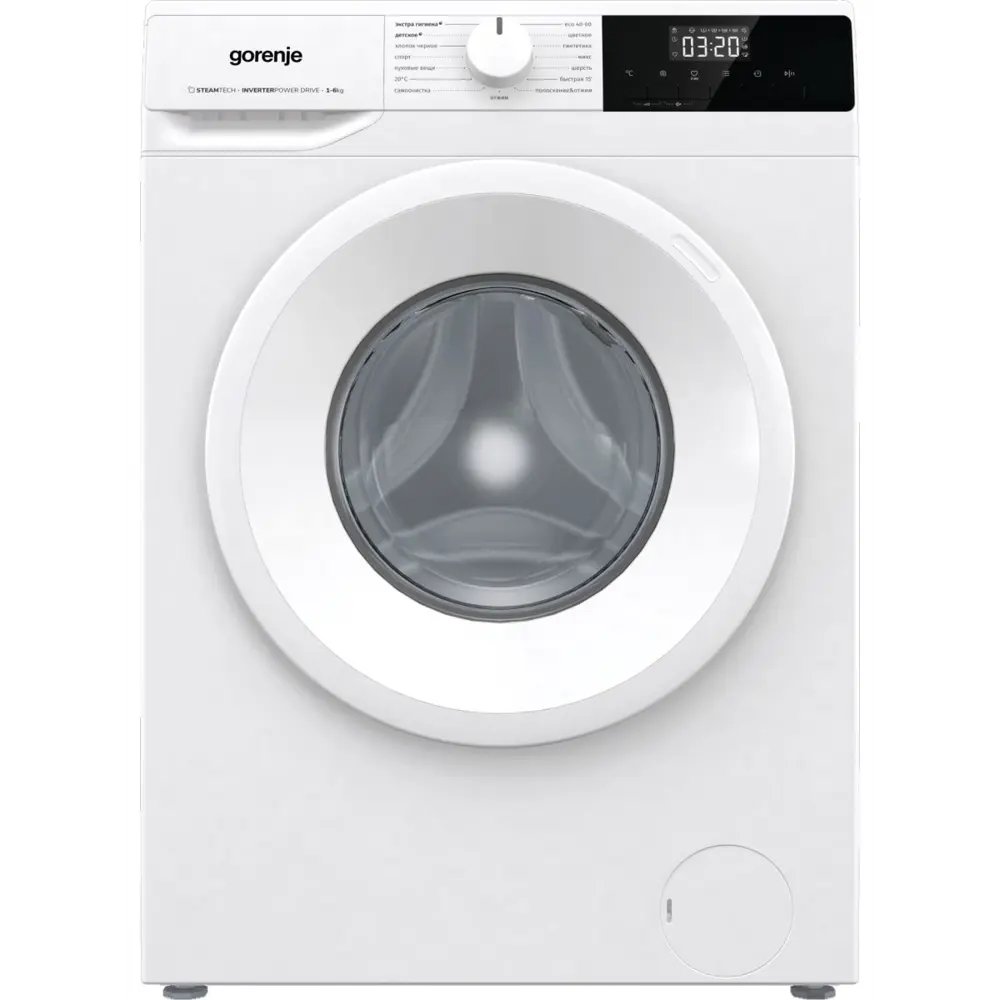 Фото Стиральная машина Gorenje W1nhpi60scs 59.5x85x0 см 6 кг цвет белый Фото Стиральная машина Gorenje W1nhpi60scs 59.5x85x0 см 6 кг цвет белый