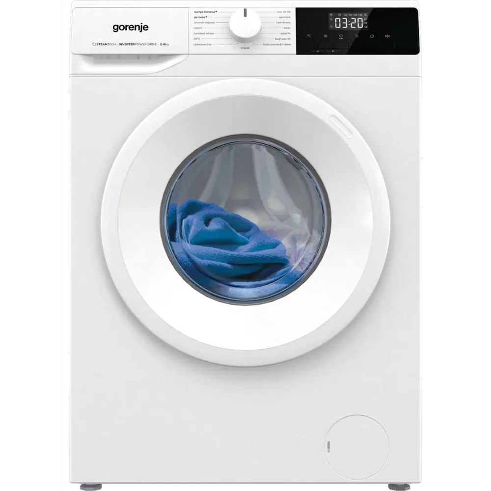Фото 2 Стиральная машина Gorenje W1nhpi60scs 59.5x85x0 см 6 кг цвет белый Фото 2 Стиральная машина Gorenje W1nhpi60scs 59.5x85x0 см 6 кг цвет белый