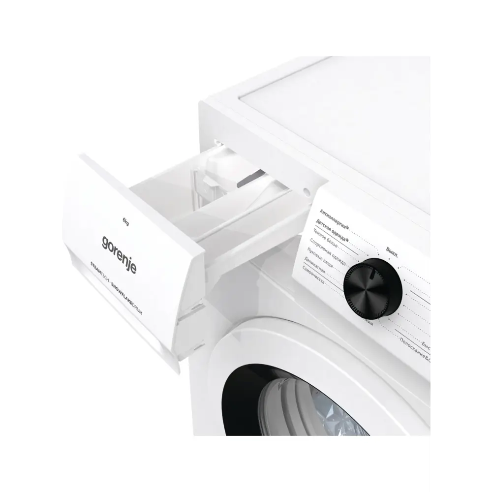 Фото 5 Стиральная машина Gorenje Whe60sfs 59.5x85x0 см 6 кг цвет белый Фото 5 Стиральная машина Gorenje Whe60sfs 59.5x85x0 см 6 кг цвет белый