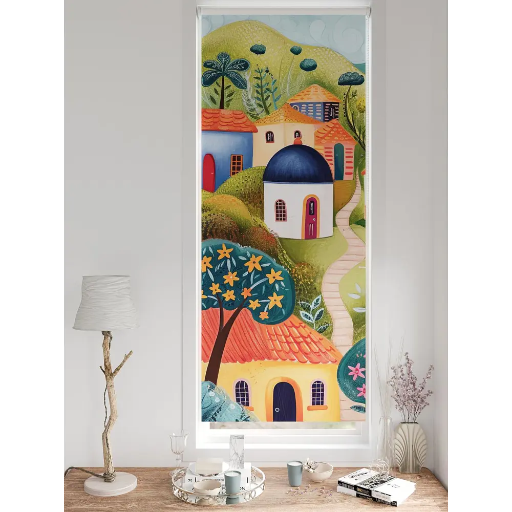 Фото 6 Рулонная штора блэкаут At Home ЛургасAT785047068, 68x170см, цвет разноцветный Фото 6 Рулонная штора блэкаут At Home ЛургасAT785047068, 68x170см, цвет разноцветный