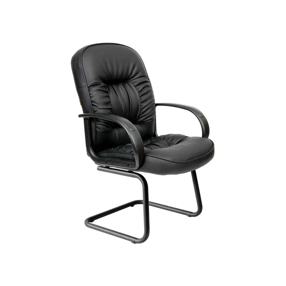 Фото Стул Тайпит Лелант 167366 53x109x59 см искусственная кожа цвет черный Фото Стул Тайпит Лелант 167366 53x109x59 см искусственная кожа цвет черный