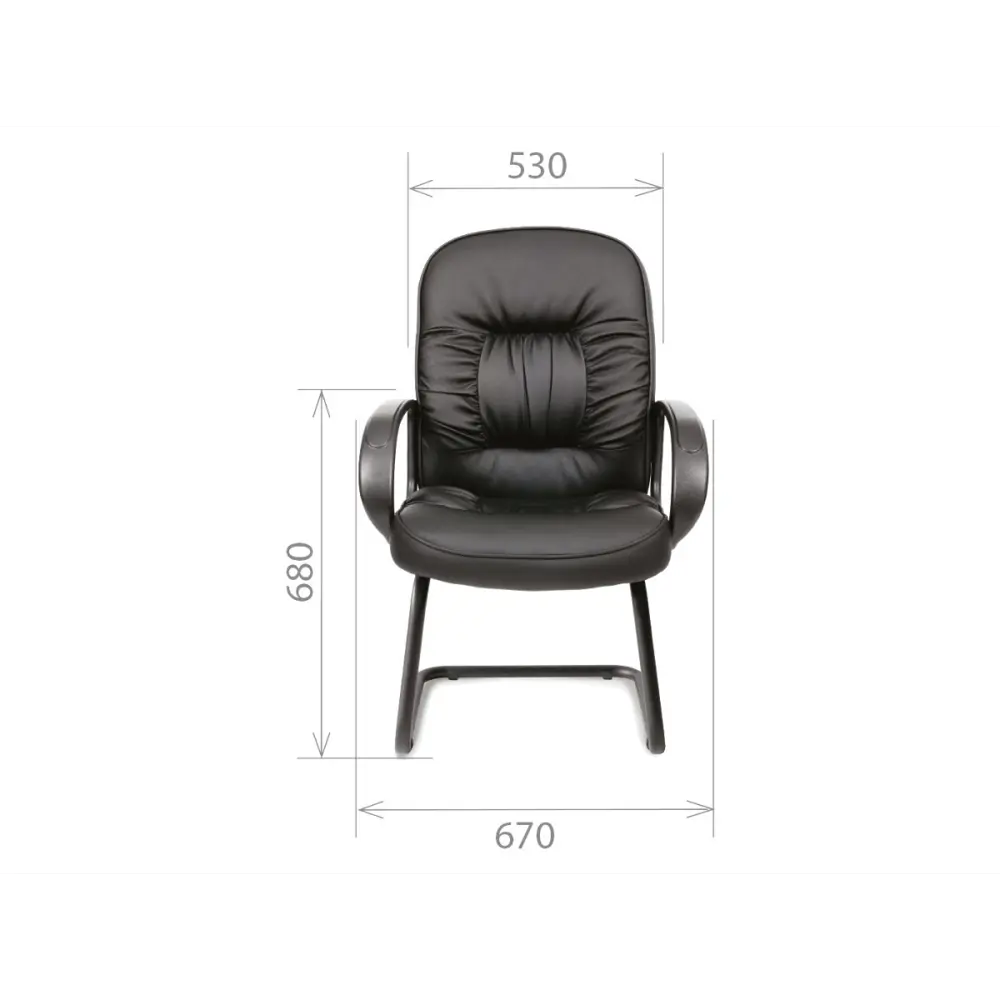 Фото 4 Стул Тайпит Лелант 167365 53x109x59 см искусственная кожа цвет черный